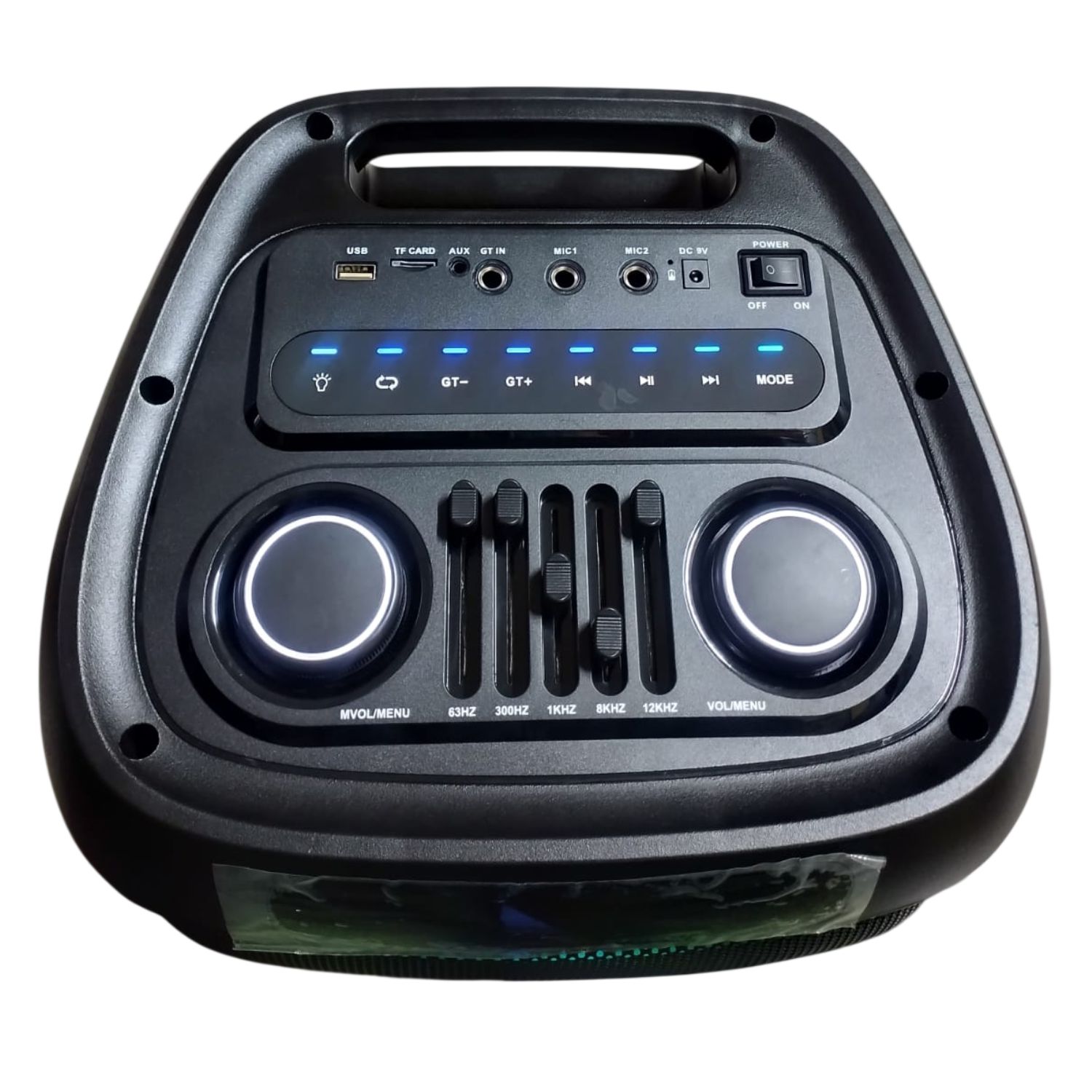 TORRE DE SONIDO MAXTRON FURORE MX 807 BOCINAS DE 8” TWS BT USB ILUMINACIÓN LED RGB - 4