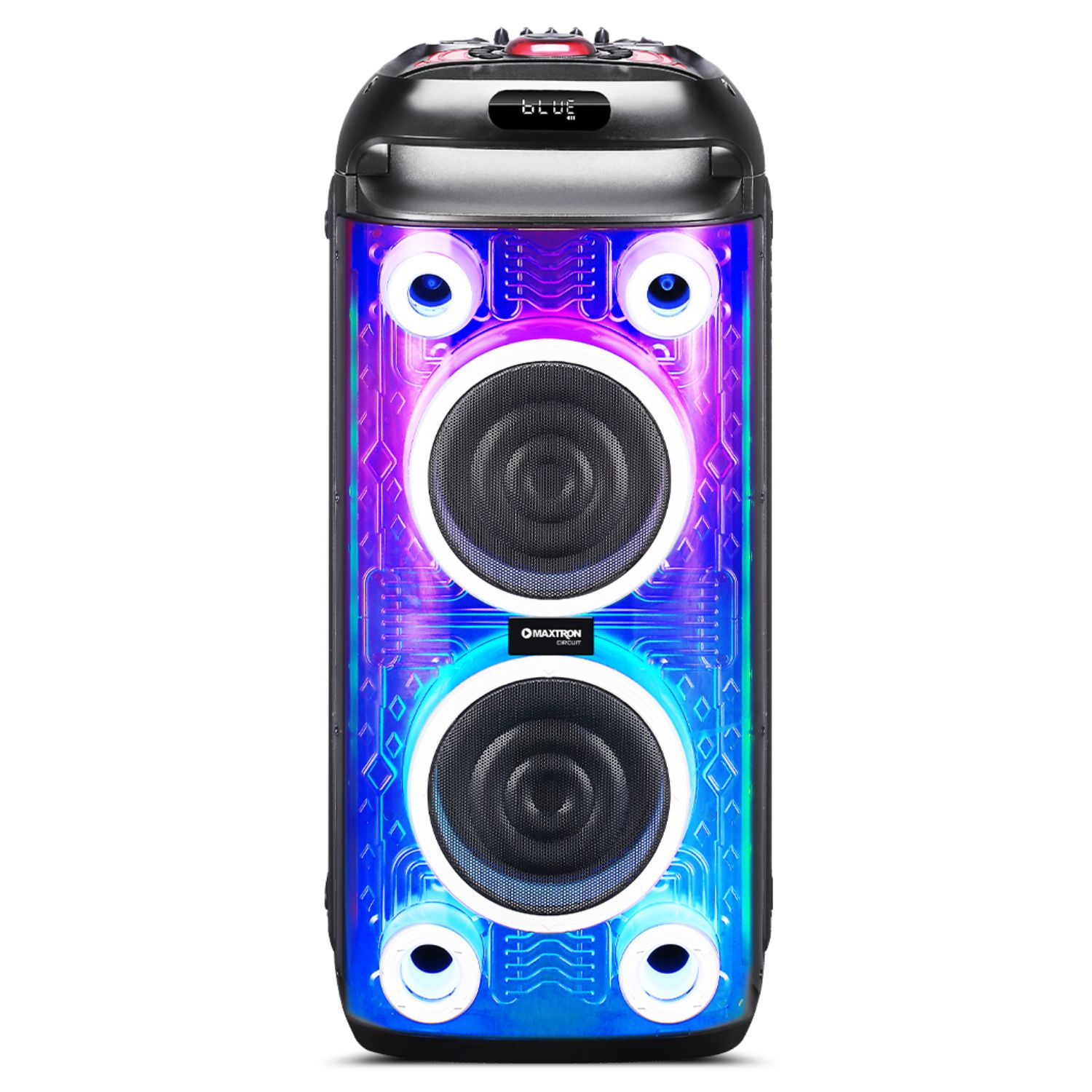 TORRE DE SONIDO MAXTRON MX 806 CIRCUIT 02 BOCINAS 8 PULGADAS 01 MICRO FUNCIÓN DSP - 2