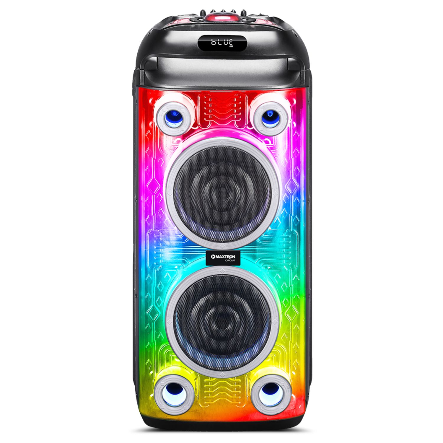 TORRE DE SONIDO MAXTRON MX 806 CIRCUIT 02 BOCINAS 8 PULGADAS 01 MICRO FUNCIÓN DSP - 3