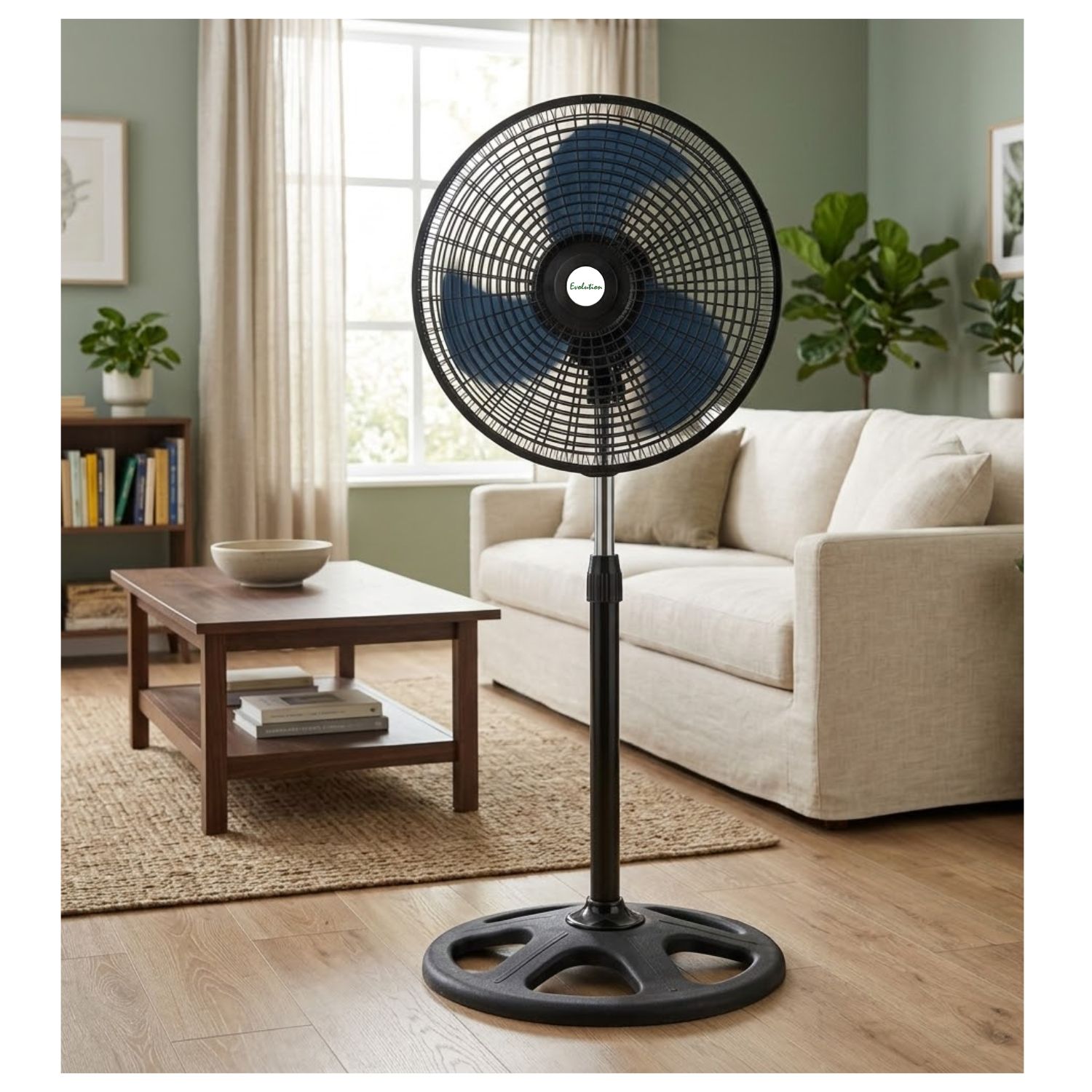 PACK 02 VENTILADORES EVOLUTION 3 EN 1 18 PULGADAS GIRO 120 GRADOS 3 ASPAS - 5