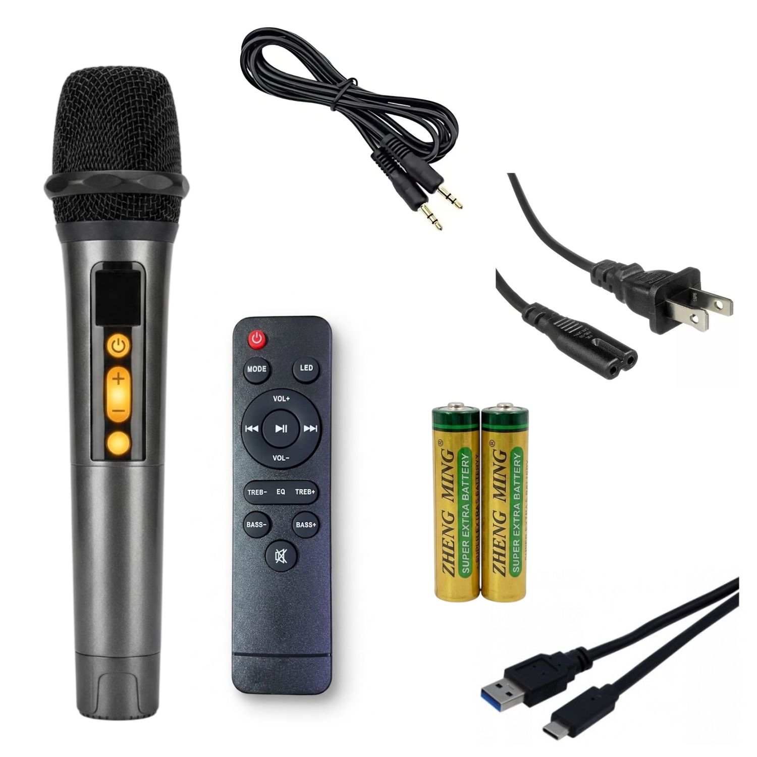 TORRE DE SONIDO HALION HA 1045 MAMBO TWS USB FM RGB + MICRÓFONO - 6