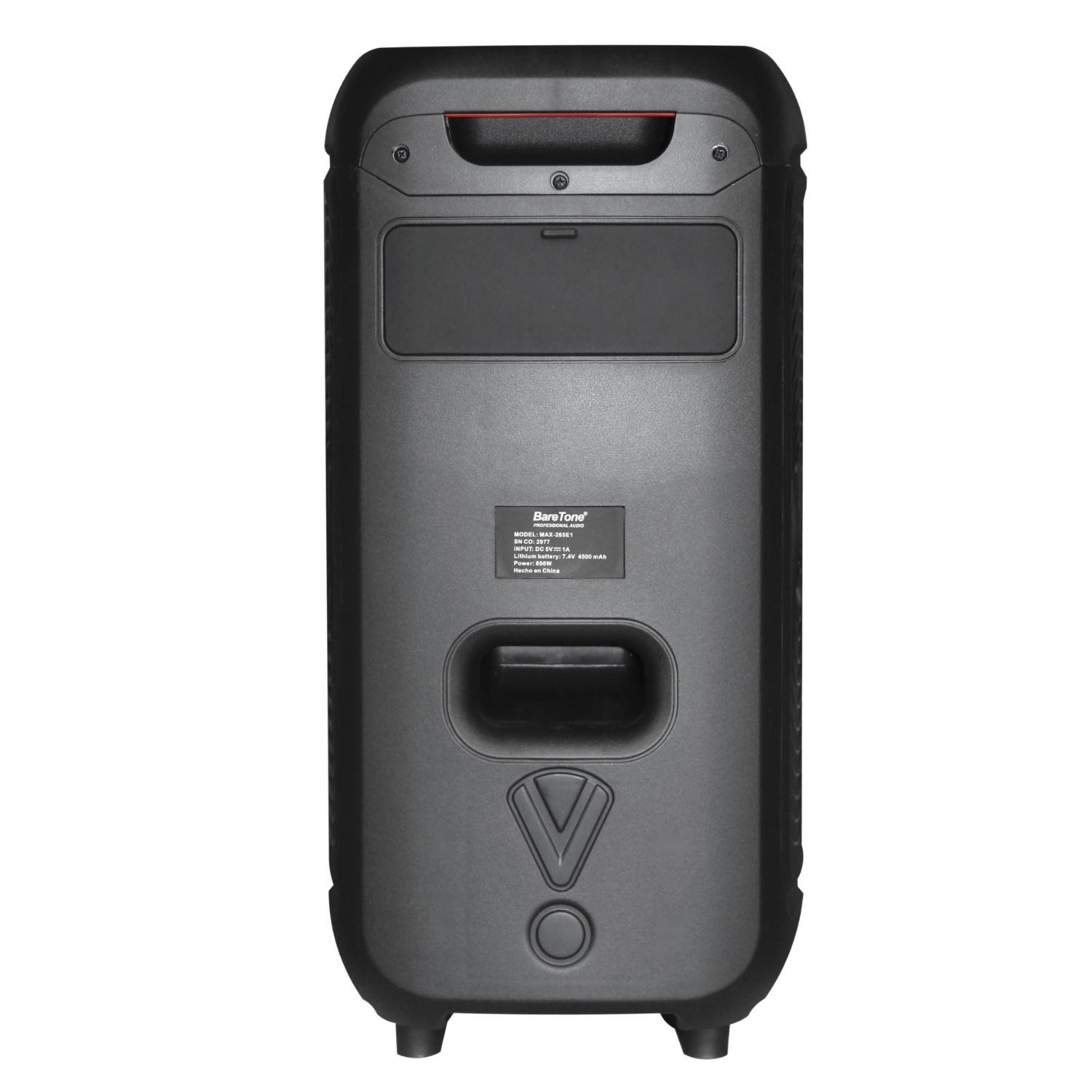 PROMO BARETONE PARLANTE MAX-265E1 PMPO 800W + MICRÓFONO INALÁMBRICO WM 2401 - 3