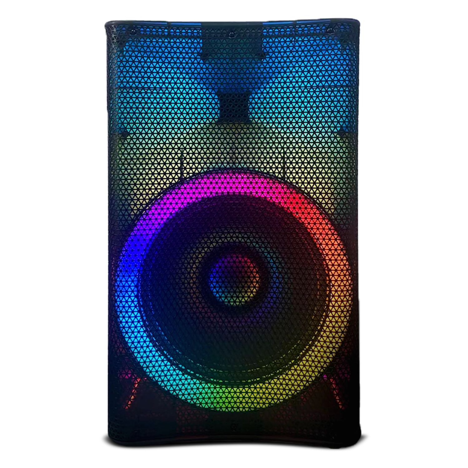 PARLANTE SEMI PROFESIONAL MAXTRON MX 1501 RAINBOW BOUFER 15' USB BT TWS LED RGB - 2