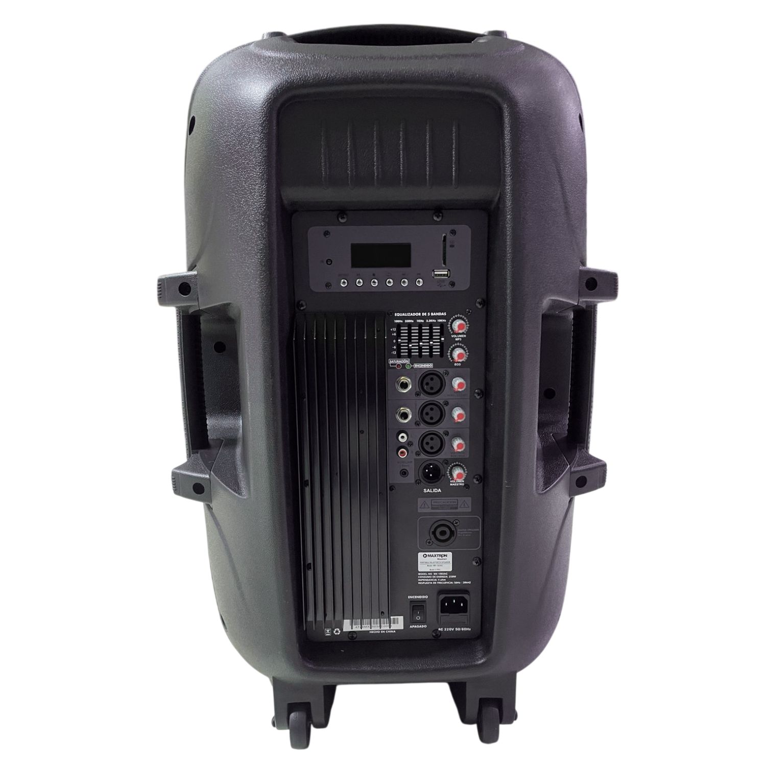 PARLANTE ACTIVO MAXTRON MX 1503AC MASTER BOUFER 15' USB BT TWS - 4