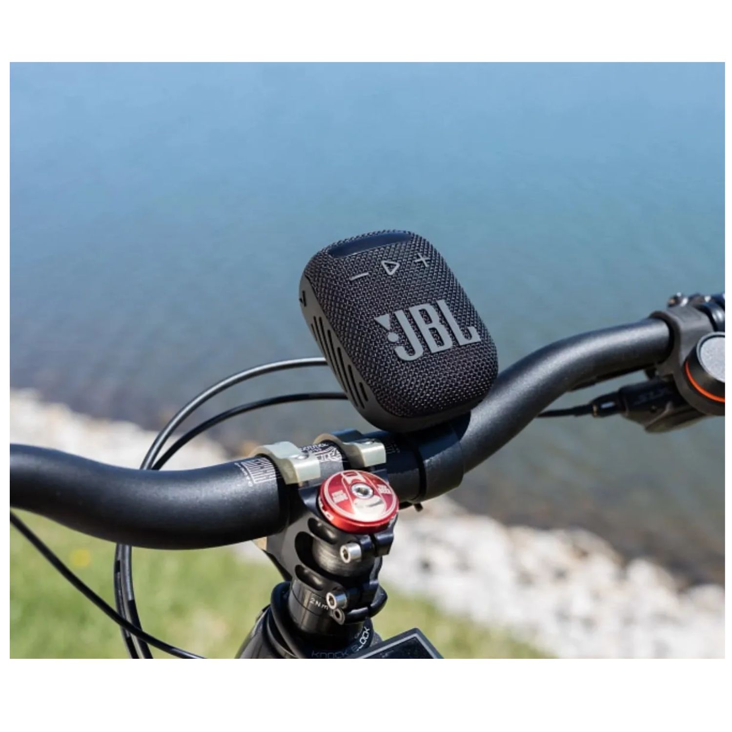 PARLANTE JBL WIND3 PORTÁTIL CON BT WATERPROOF PARA BICI / MOTO – NEGRO - 6