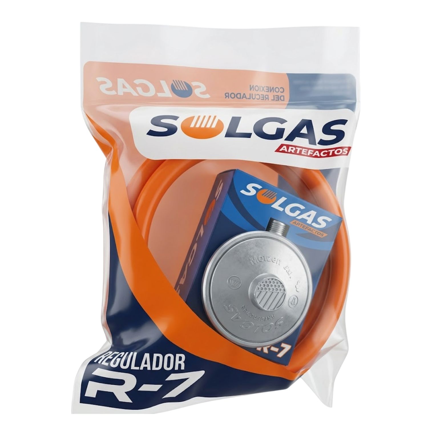 VÁLVULA REGULADOR GAS R7 SOLGAS USO DOMESTICO - 4