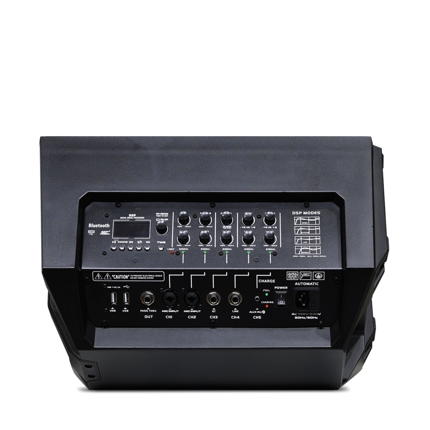 PARLANTE PORTATIL MAXTRON REVO MXT 8110 BOUFER 10” USB BT TWS CON DSP PROFESIONAL - 5