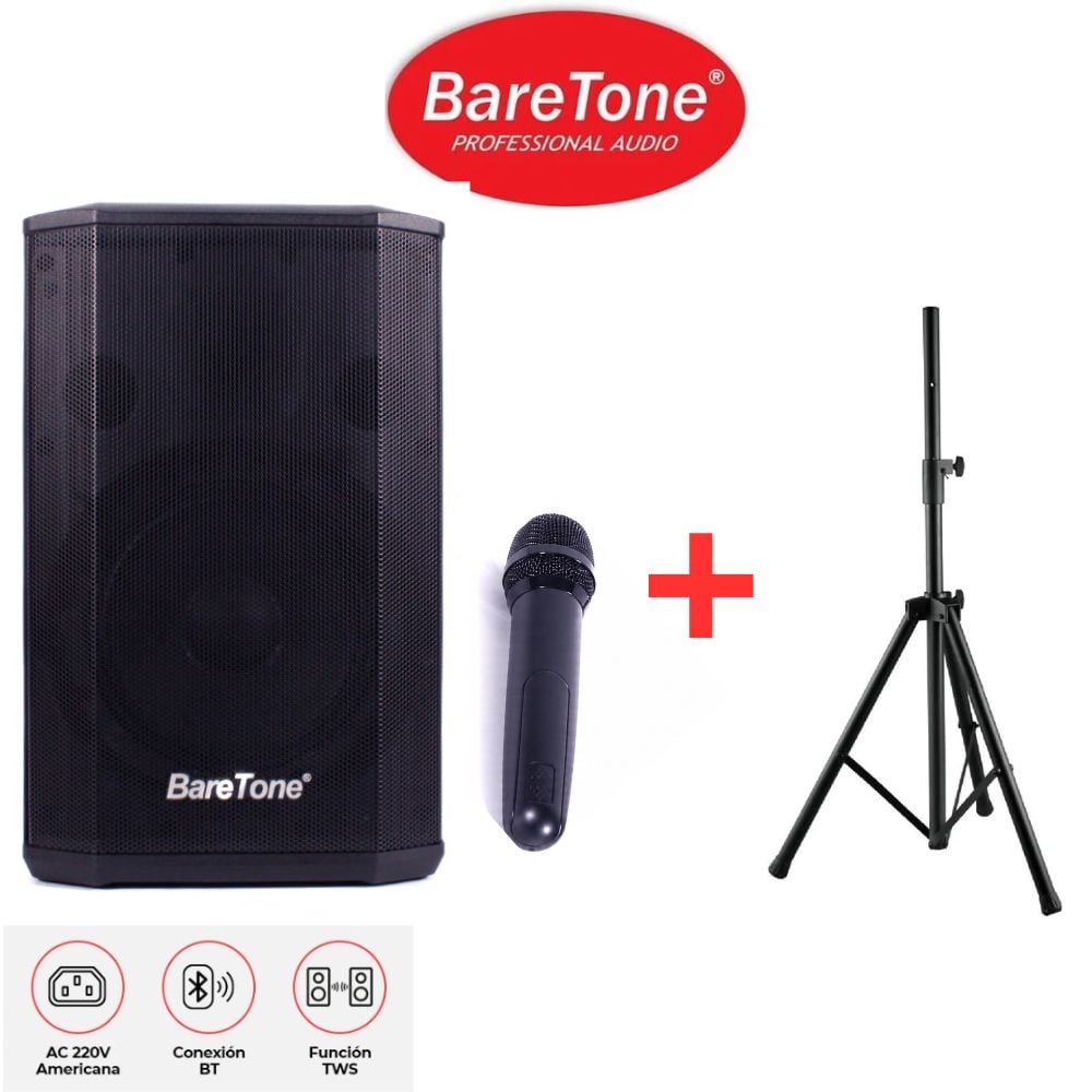 COMBO PARLANTE PROFESIONAL BARETONE MAX-B8 + SOPORTE - 1