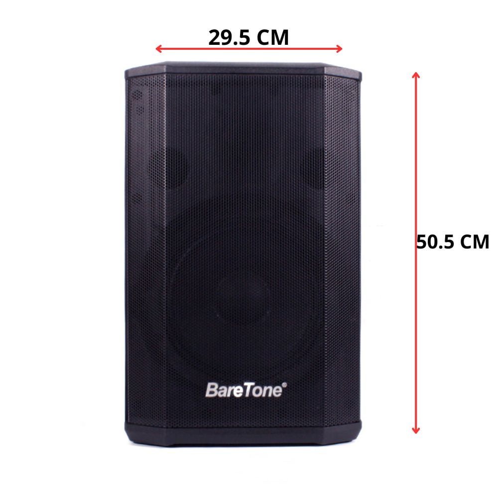 PROMO PARLANTE PROFESIONAL BARETONE MAX-B8 CON 02 MICROFONOS - 3