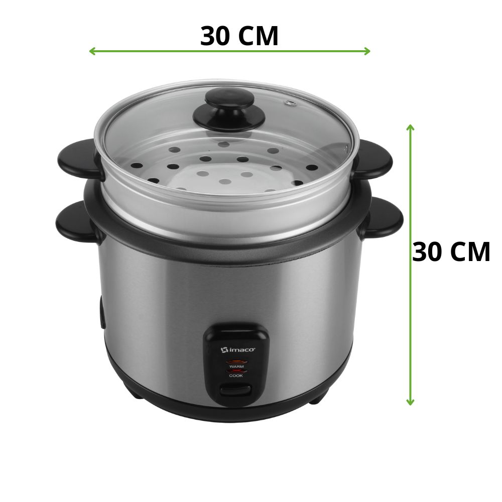 OLLA ARROCERA BOSSKO BK-3210RC 1.8 LITROS CON VAPORIZADOR NEGRO - 3