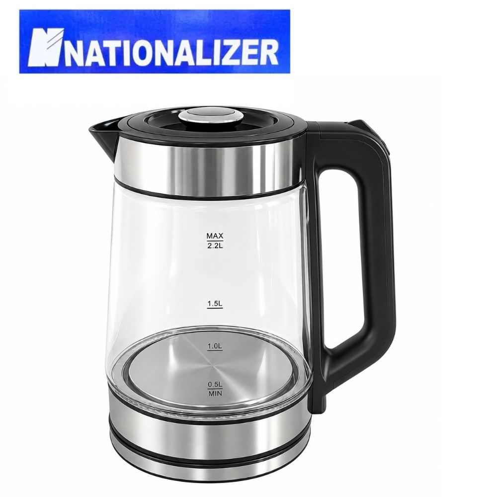 HERVIDOR DE VIDRIO NATIONALIZER NN V0611 DE 2,2 LITTROS - 1
