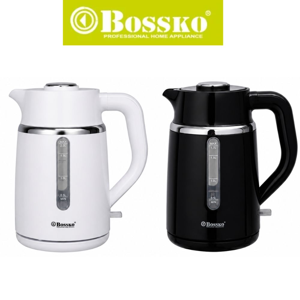 HERVIDOR MODERNO BOSSKO BK 286HV 2 LITROS ALEATORIO - 1