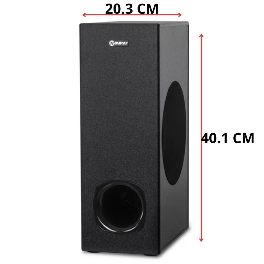 BARRA DE SONIDO MIRAY SBM-S30Y BLUETOOTH SONIDO ENVOLVENTE NEGRO - 3