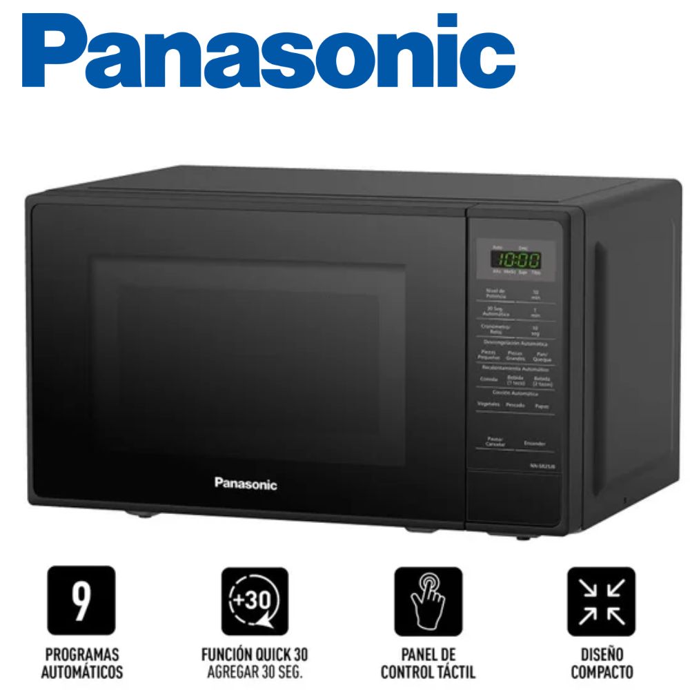 HORNO MICROONDAS PANASONIC NN SB25JB  20 LITROS NEGRO - 1