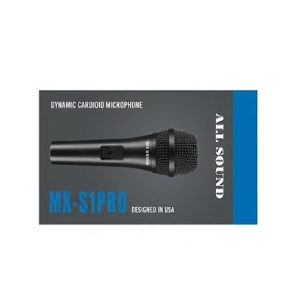 MICROFONO DINAMICO PROFESIONAL ALL SOUND MX S1PRO TIPO SENNHEISER - 3