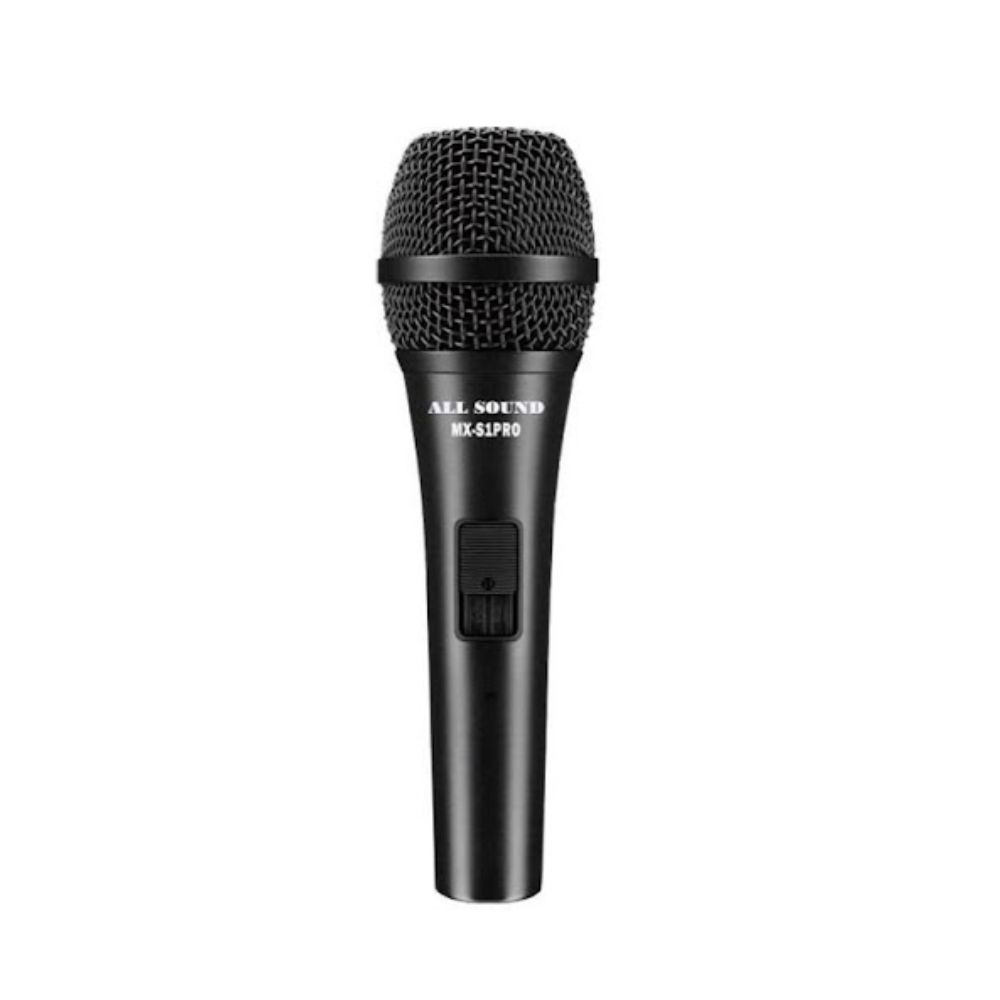 MICRÓFONO MULTIPROPÓSITO ALL SOUND MX S1PRO PARA KARAOKE Y EVENTOS CON ESTUCHE - 3