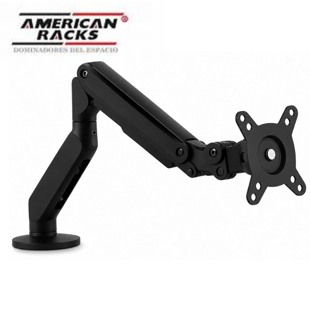 SOPORTE DE ESCRITORIO AMERICAN RACKS AMMO1732BE COMPATIBLES CON PANTALLAS 17' Y 32' NEGRO - 1