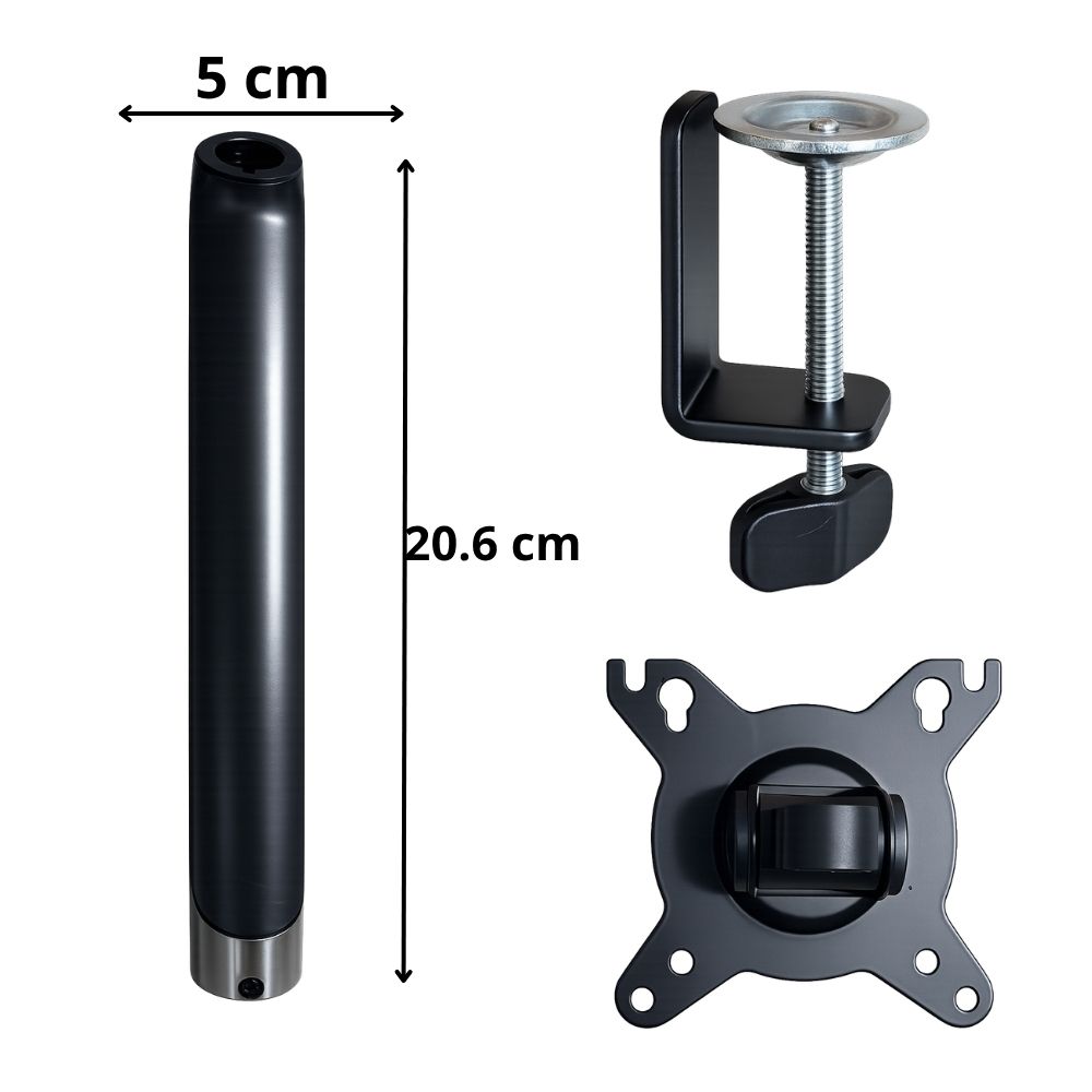 SOPORTE DE ESCRITORIO AMERICAN RACKS AMMO1732BE COMPATIBLES CON PANTALLAS 17' Y 32' NEGRO - 2