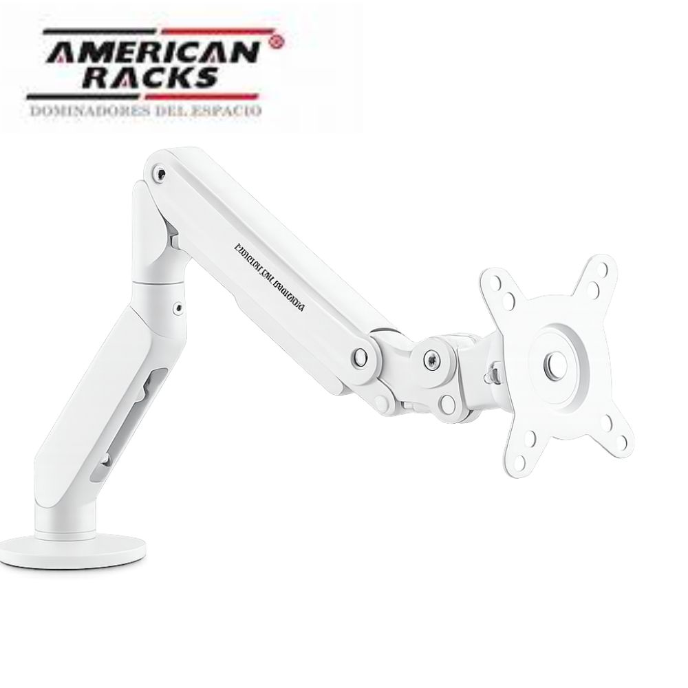 SOPORTE DE ESCRITORIO AMERICAN RACKS AMMO1732BE COMPATIBLES CON PANTALLAS 17' Y 32' BLANCO - 1