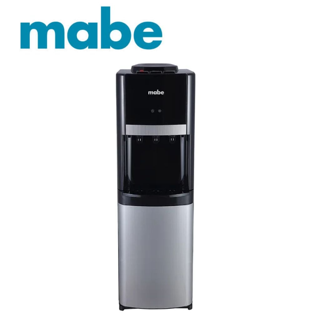 DISPENSADOR DE AGUA MABE MXCF05PFS CON GABINETE INFERIOR NEGRO - 1