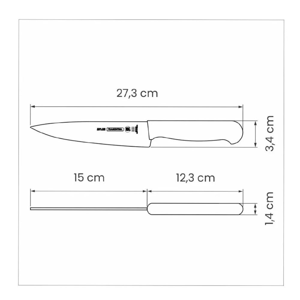 OLLA PRESION OSTER BRISSAGO 7 LT + CUCHILLO TRAMONTINA NRO 6 - 4