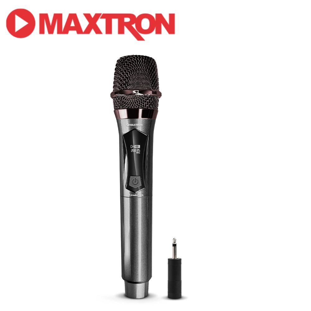 MICRÓFONO INALÁMBRICO MAXTRON MX 718RX LEADER RX RECARGABLE - 1