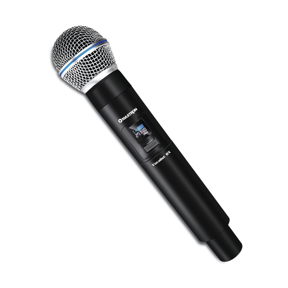 MICRÓFONO DUAL MAXTRON VOCALIST  RX - MX 7238 RX  INALÁMBRICO RECARGABLE - 2