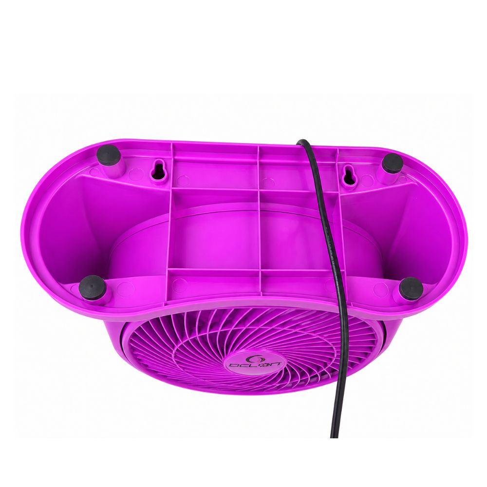VENTILADOR DE MESA CICLON 8 PULGADAS 03 VELOCIDADES PURPURA - 3