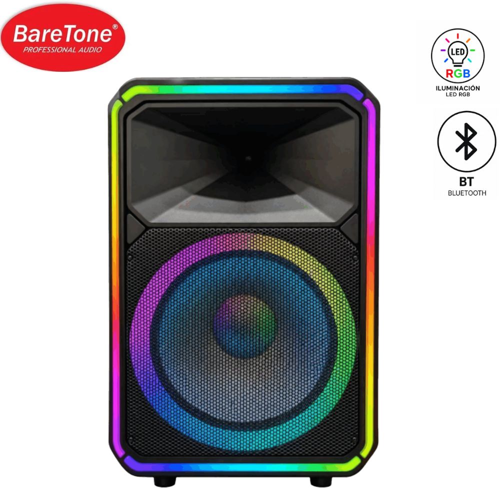 PARLANTE BARETONE MAX-X6 BOUFER 15 PULG CONEXIÓN AC USB BT TWS - 1