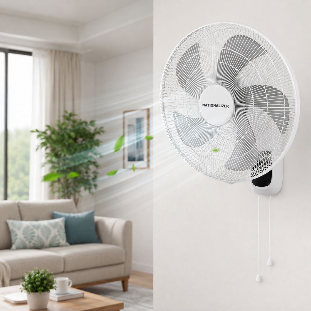 VENTILADOR PARED NATIONALIZER NN-FW40826 55 WATTS BLANCO - 4