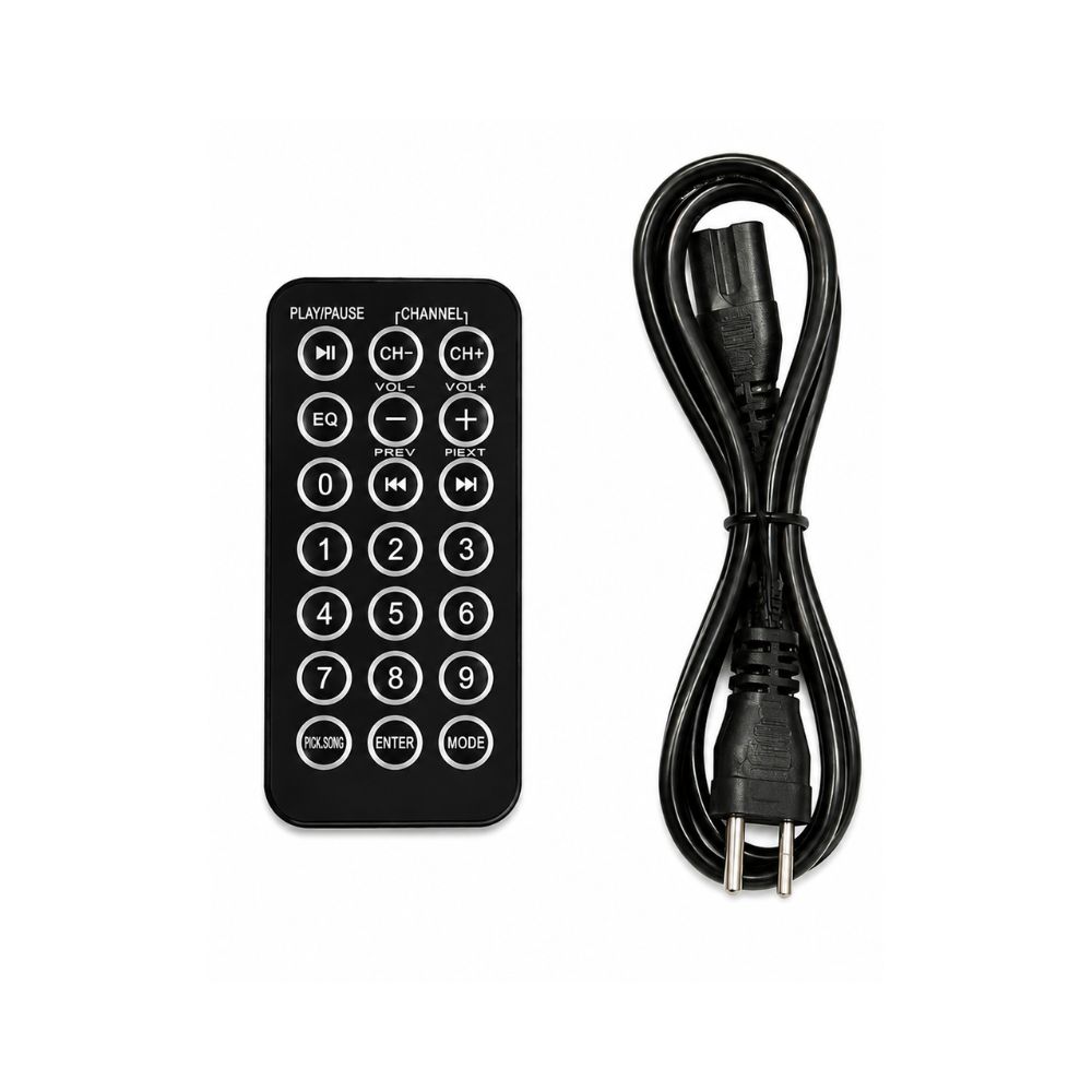 PARLANTE PROFESIONAL BARETONE MAX B8 PRO CON BATERÍA, USB BT 2 MICRÓFONOS - 3