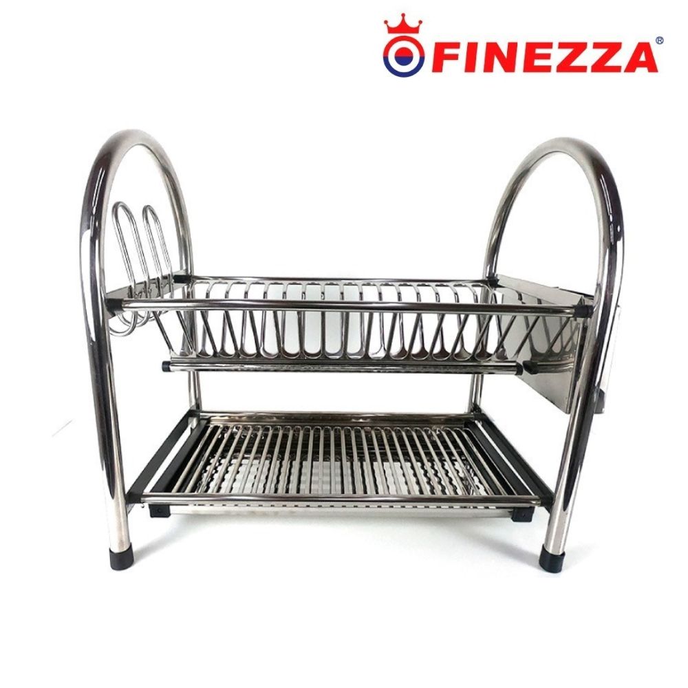 ESCURRIDOR DE PLATOS FINEZZA FZ 8052R  ACERO INOXIDABLE 16 PLATOS - 1