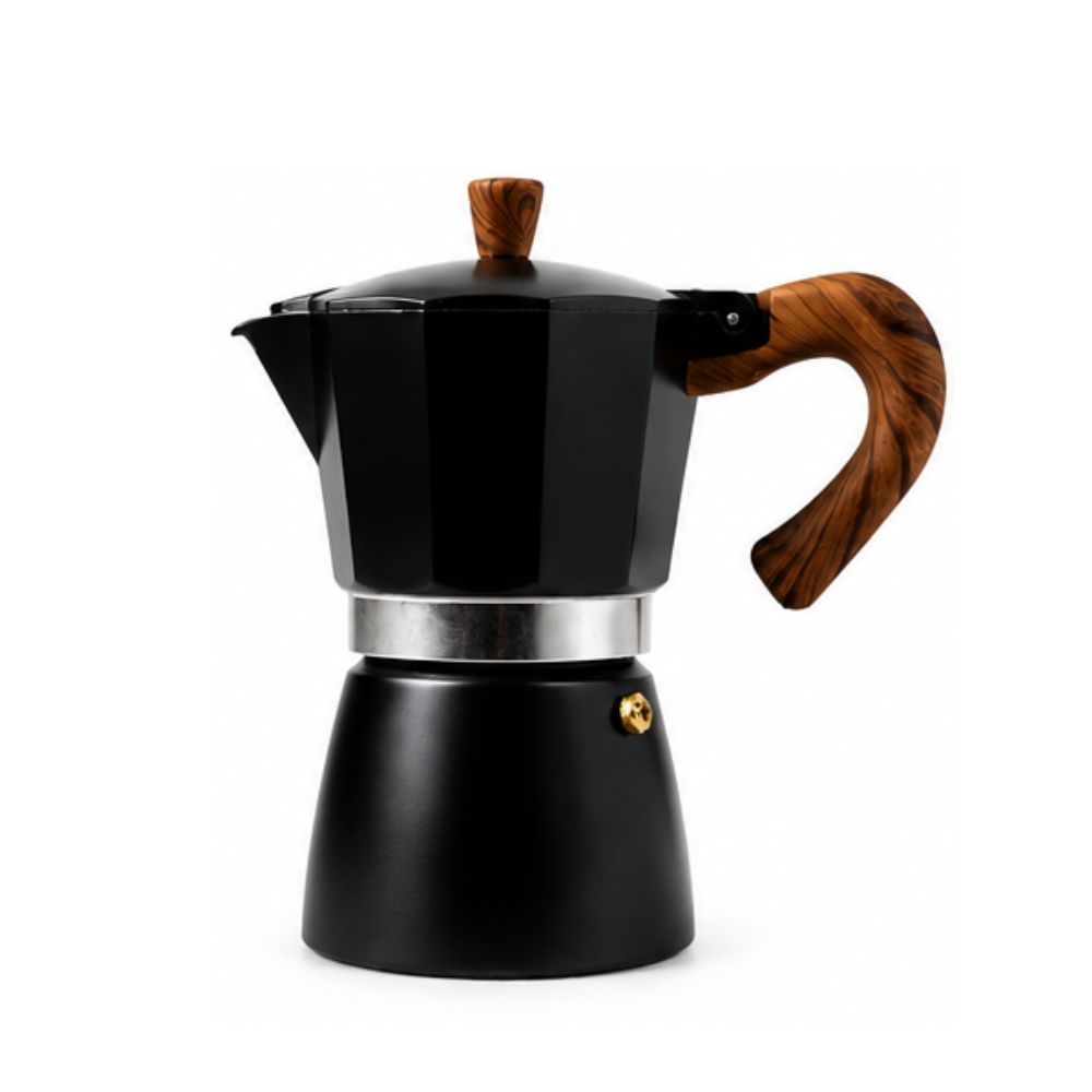 CAFETERA MOKA ITALIANA VINTAGE 150 ML/3 TAZAS NEGRO - 1