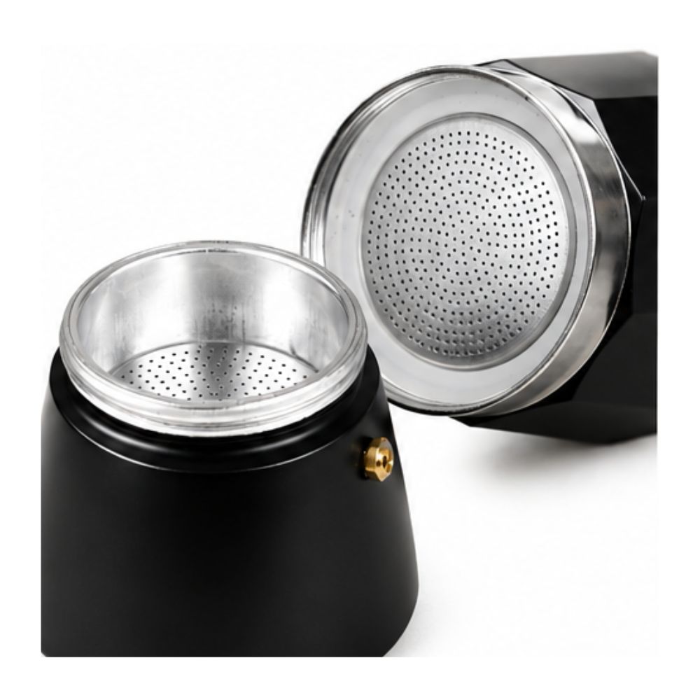 CAFETERA MOKA ITALIANA VINTAGE 150 ML/3 TAZAS NEGRO - 3