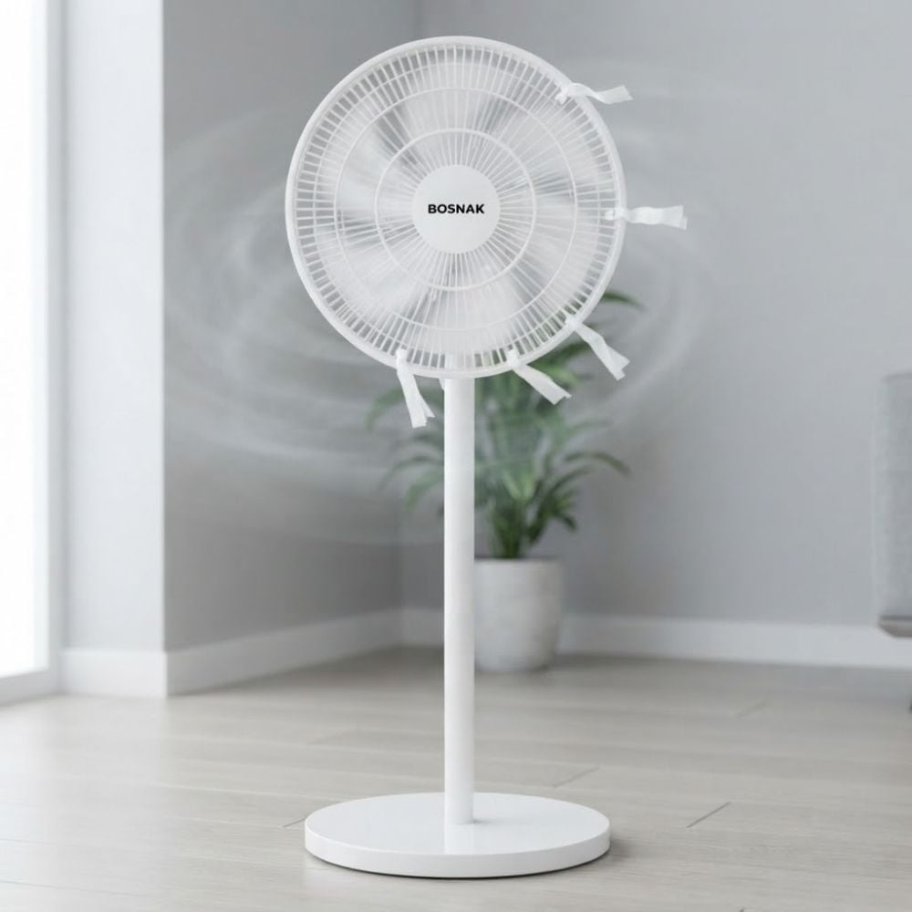 VENTILADOR BOSNAK BK 519 12 PULG 3 VEL, BLANCO - 2