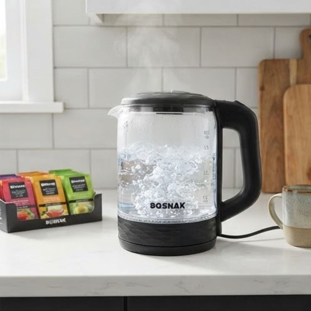 HERVIDOR BOSNACK BK 028 1,8 LITROS NEGRO - 2