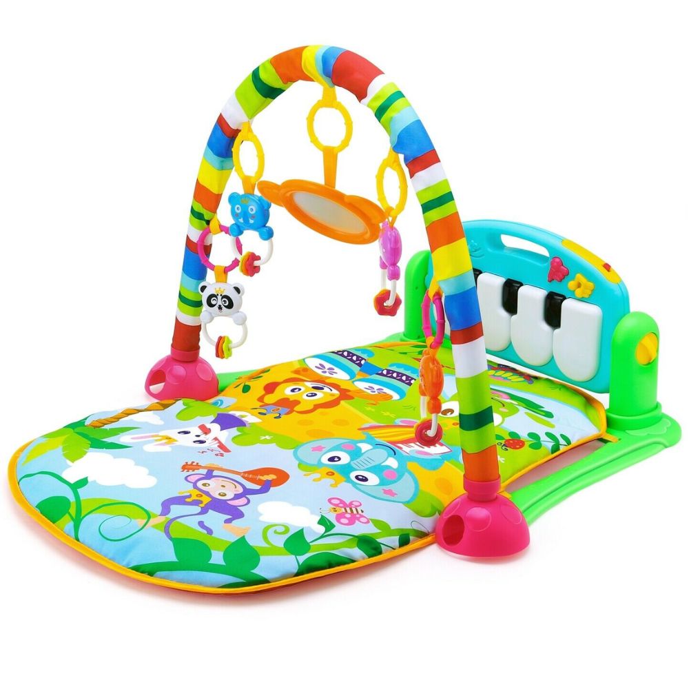 GIMNASIO VERDE HUANGER SELVA 3 EN 1 CON PIANO MUSICAL - 1