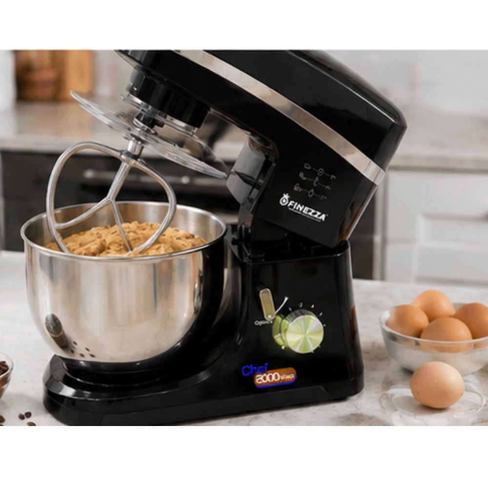 BATIDORA NEGRA ORBITAL FINEZZA FZ 6818B 2000 W BOWL 5,5 LT, - 3