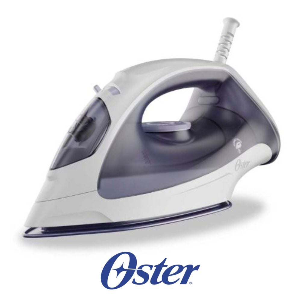 PLANCHA DE ROPA OSTER GCSTBS3802 COMPACTA A VAPOR GRIS - 1