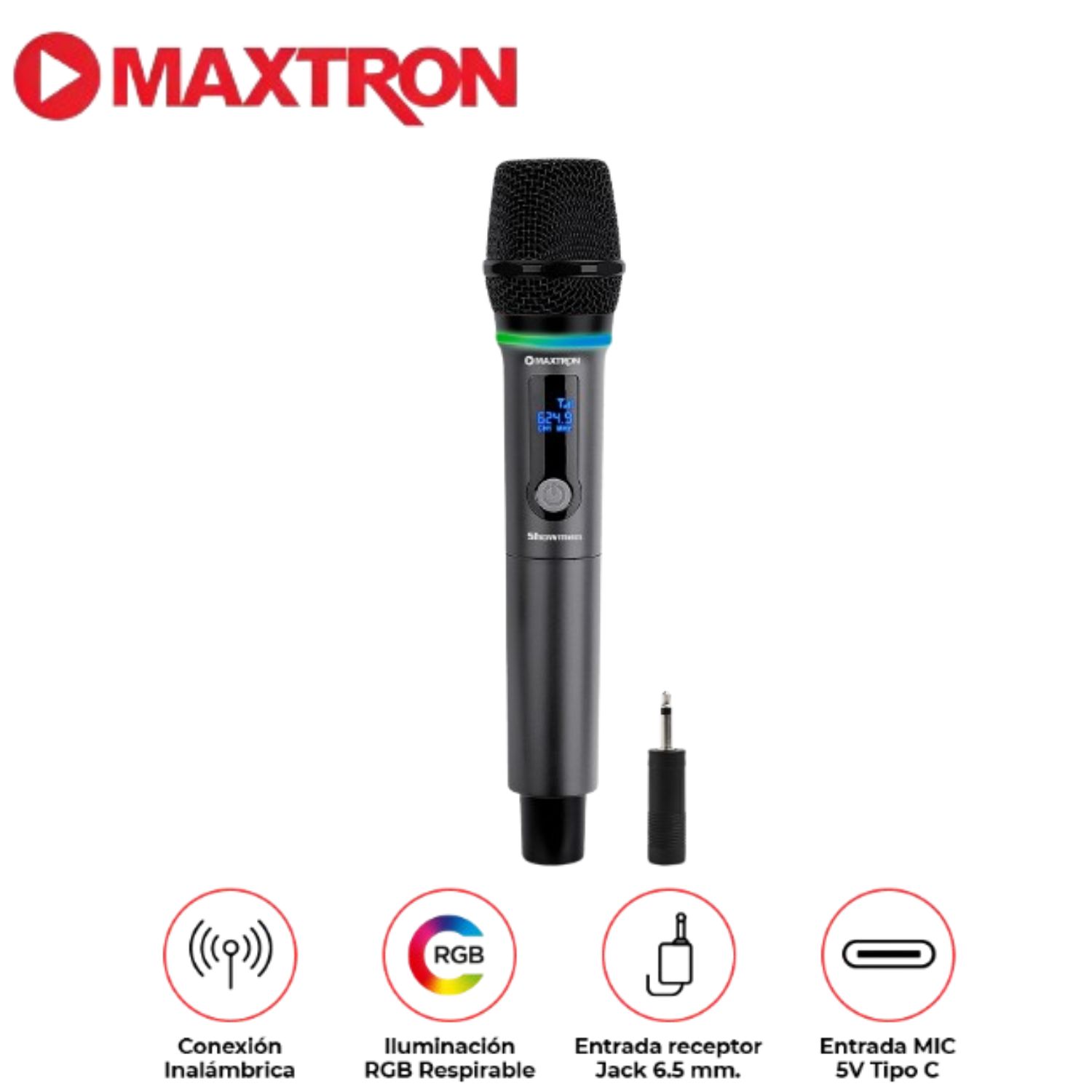 PARLANTE MAXTRON FREEDOM MX 802AC USB BT CON 02 MICROFONOS - 4