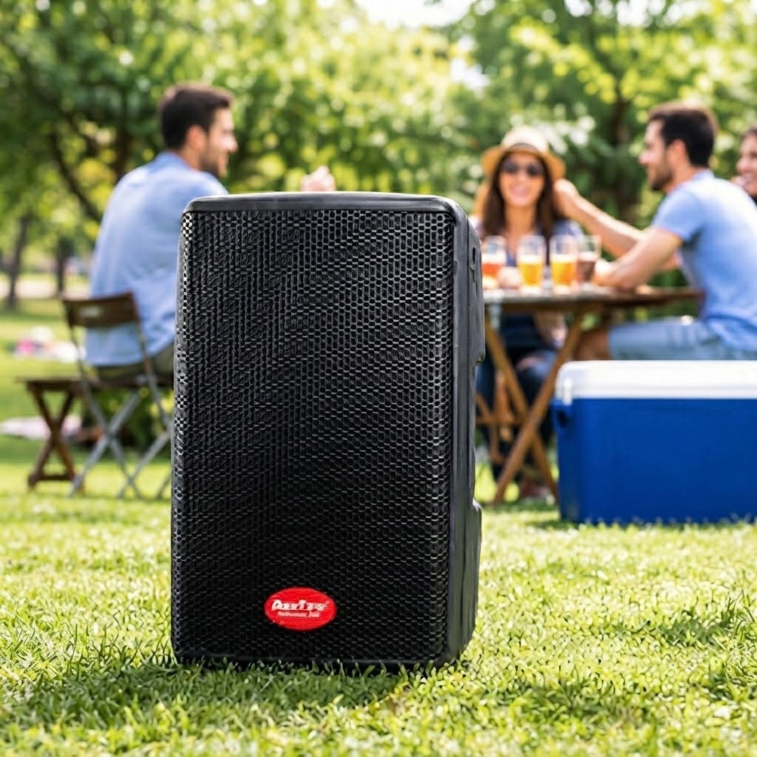 PARLANTE ACTIVO BARETONE MAX-10HE 10' 150W CON 2 MICRÓFONOS INALÁMBRICOS UHF Y BATERÍA - 4