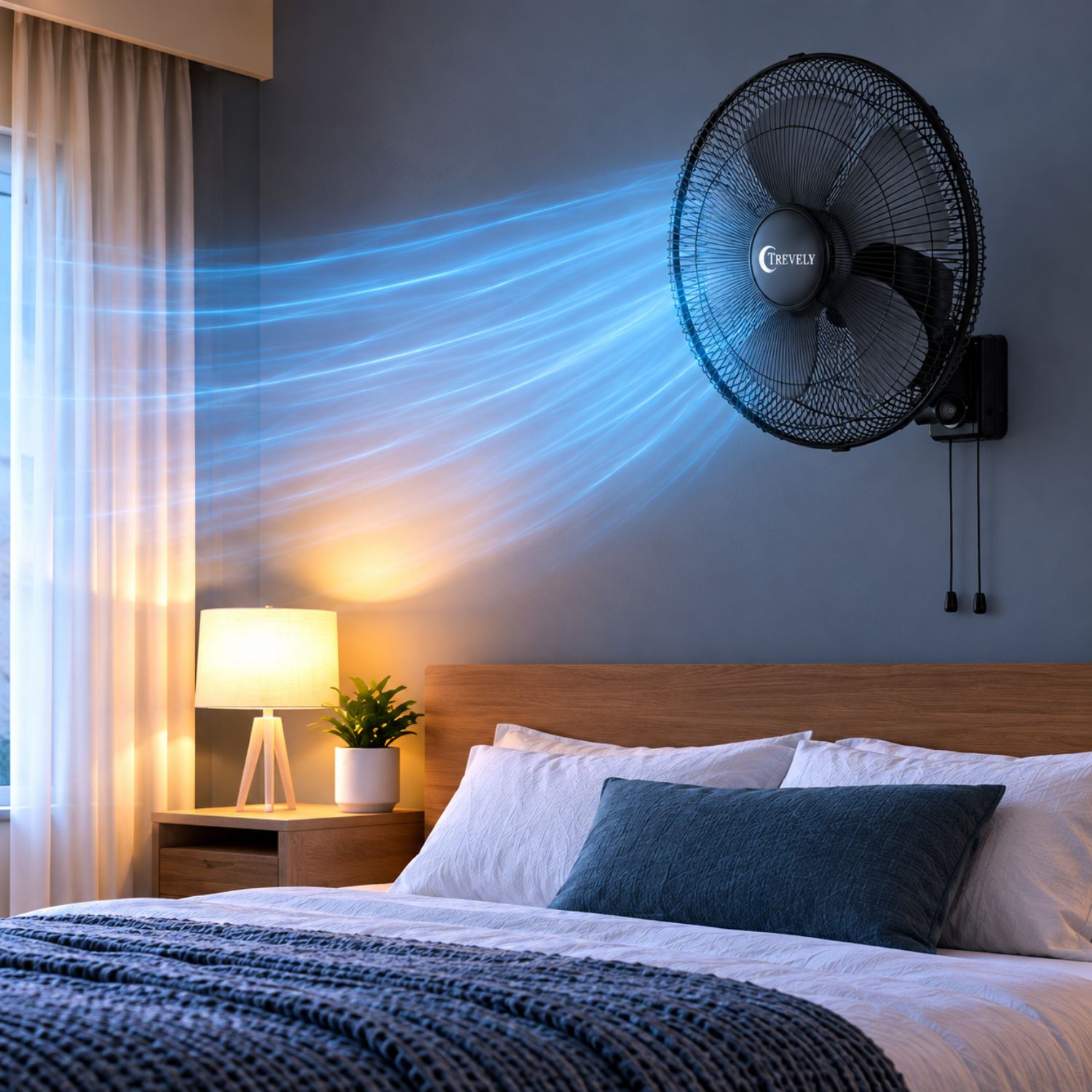 VENTILADOR DE PARED TREVELY VT 2016 DE 20 PULG 140W - 3