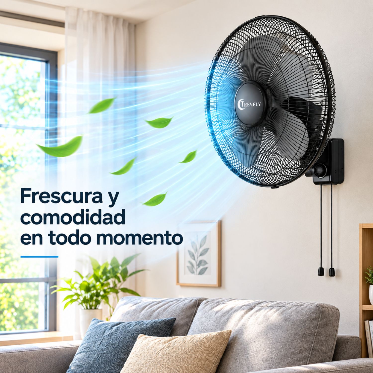VENTILADOR DE PARED TREVELY VT 2016 DE 20 PULG 140W - 4
