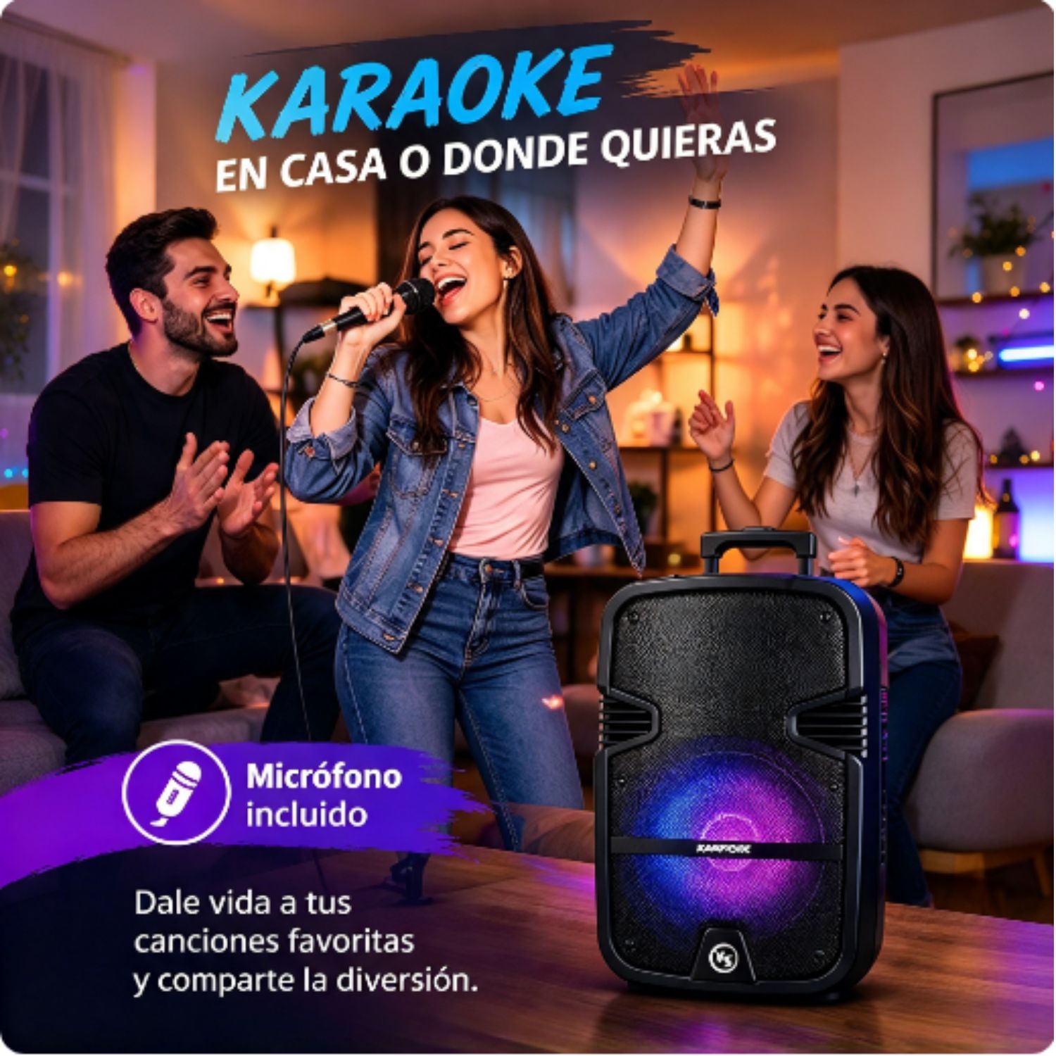 PROMO PARLANTE SONIVOX 2285MIR 12' 01 MICRO + SOPORTE - 2