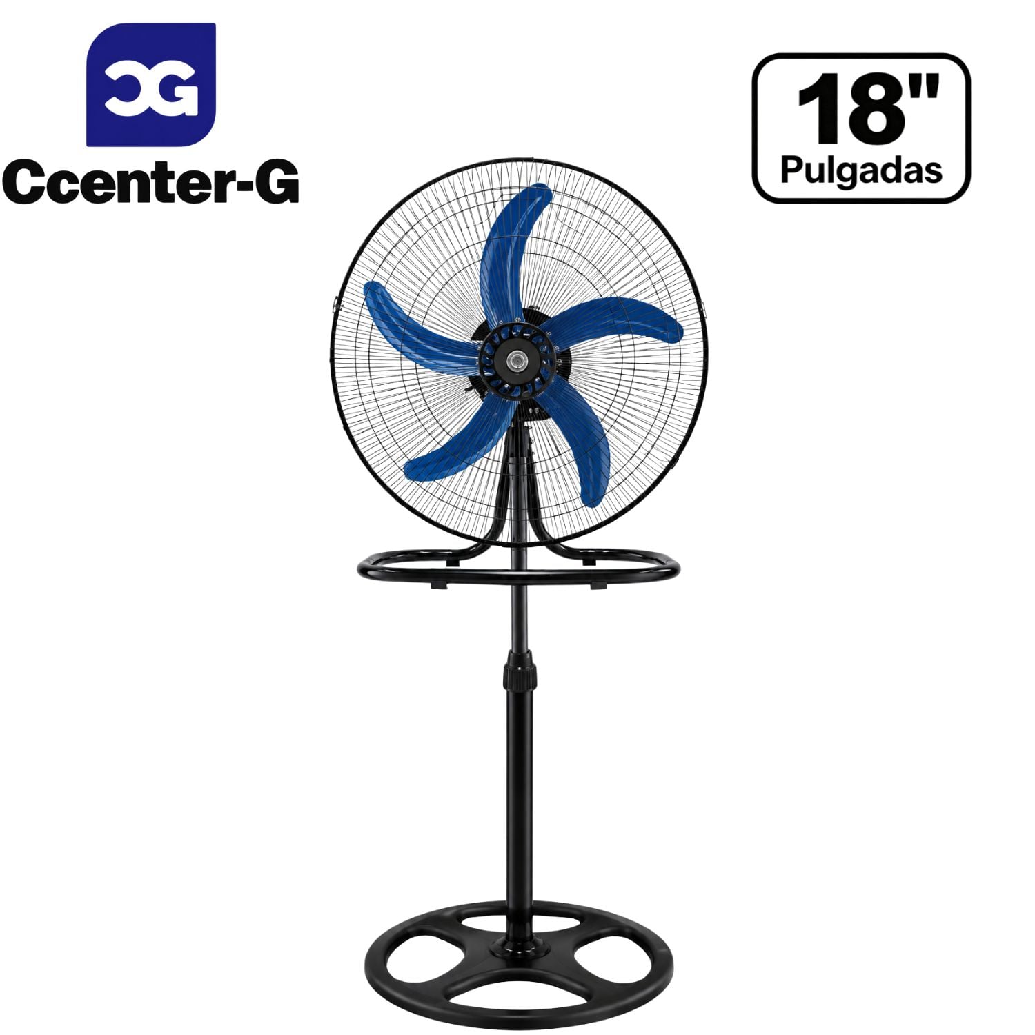 VENTILADOR CENTER G 3 EN 1 PEDESTAL PISO PARED 05 ASPAS 90 WATTS - 1
