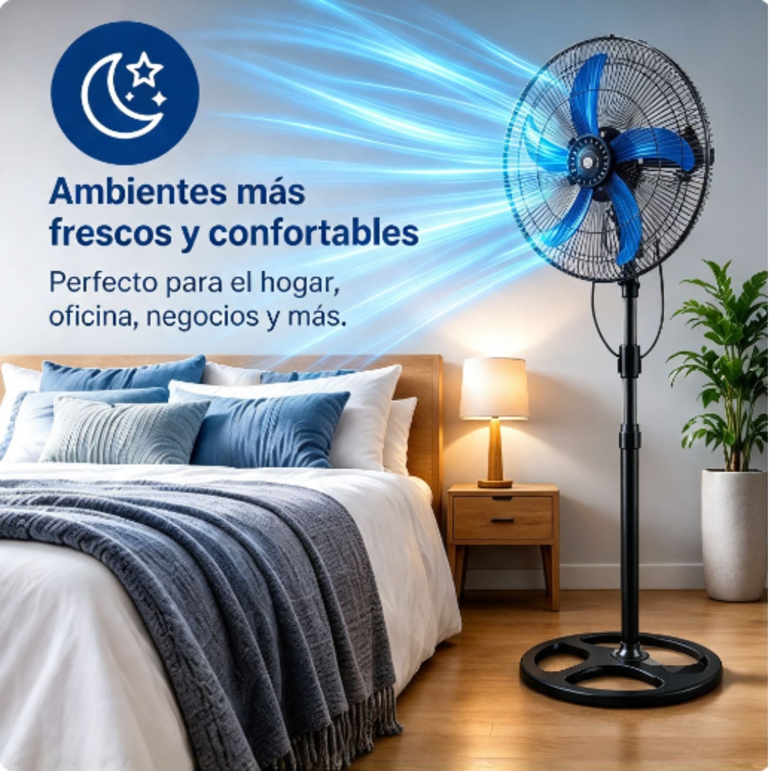 PACK 02 VENTILADORES CENTER G 3 EN 1 PEDESTAL PISO PARED 05 ASPAS 90 WATTS - 4