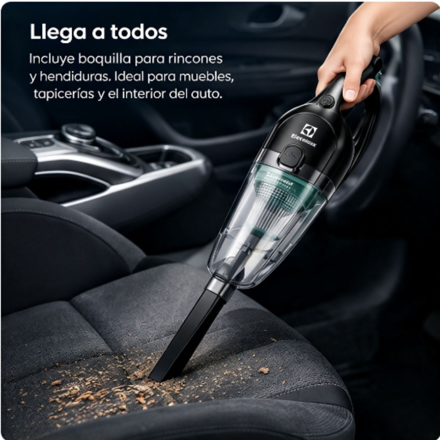 ASPIRADORA VERTICAL ELECTROLUX STK12 1000W 2 EN 1 SIN BOLSA CON FILTRO HEPA - 5