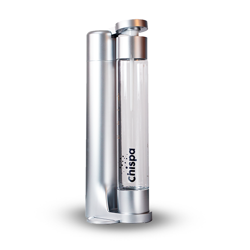 Máquina Gasificadora portátil de agua y bebidas CHISPA Plateado - 1
