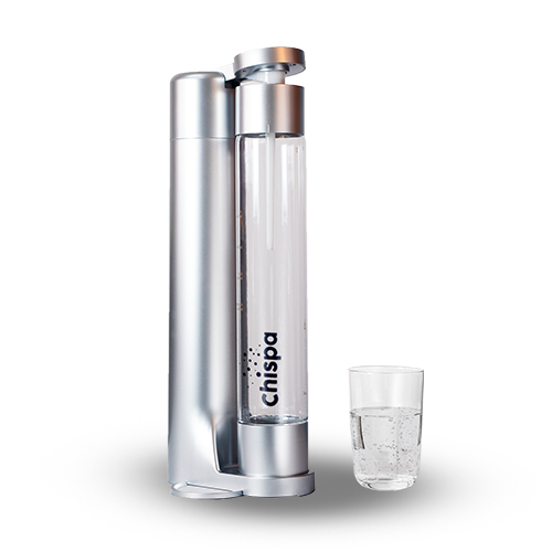 Máquina Gasificadora portátil de agua y bebidas CHISPA Plateado - 2