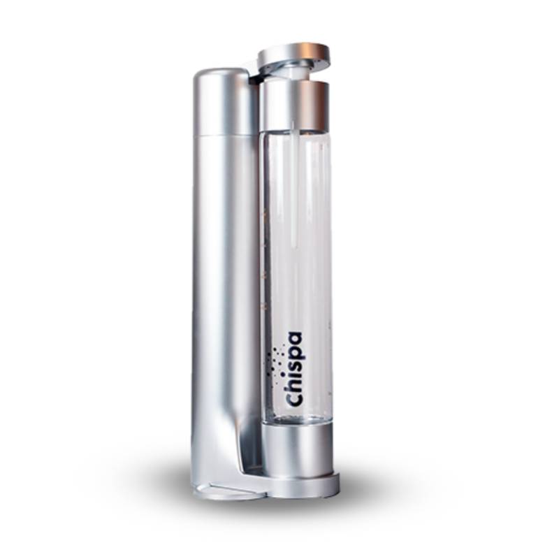Máquina Gasificadora portátil de agua y bebidas CHISPA Plateado - 3